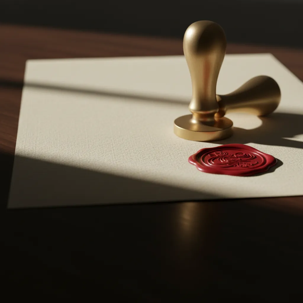 A traveler at a desk reviewing Form DS-64 with a laptop open to a remote online notary session.